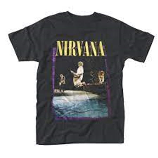 Nirvana Stage Jump Unisex Size X-Large Tshirt