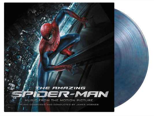 Soundtrack: James Horner - Amazing  Spider Man - Transluscent Blue / Red Marble Vinyl Vinyl