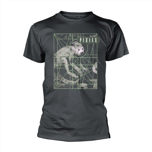 Pixies - Monkey Grid - Grey - SMALL
