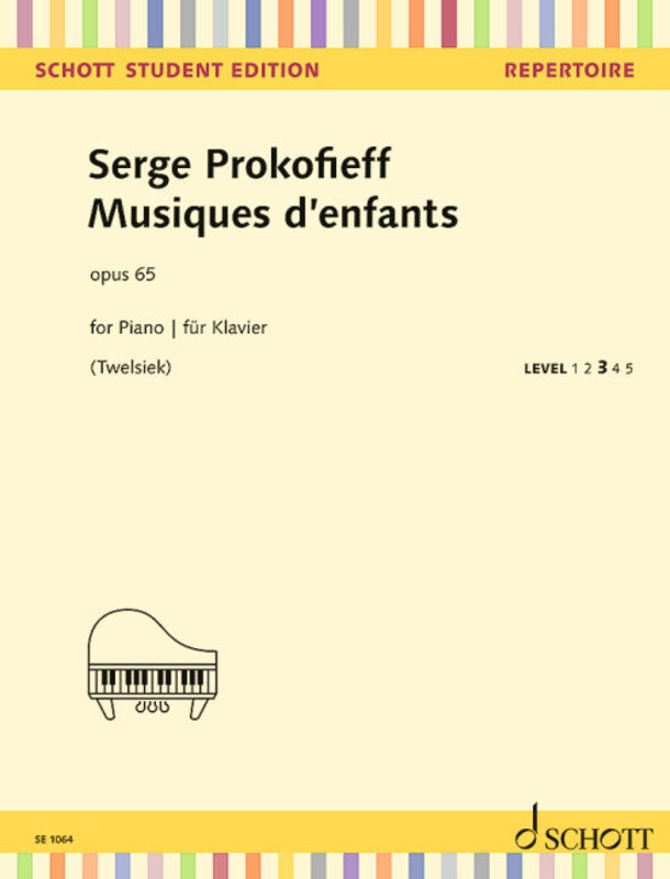 Prokofieff - Musiques D'Enfants Op 65 For Piano