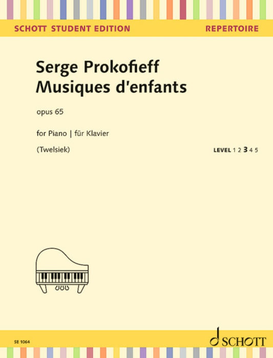 Prokofieff - Musiques D'Enfants Op 65 For Piano