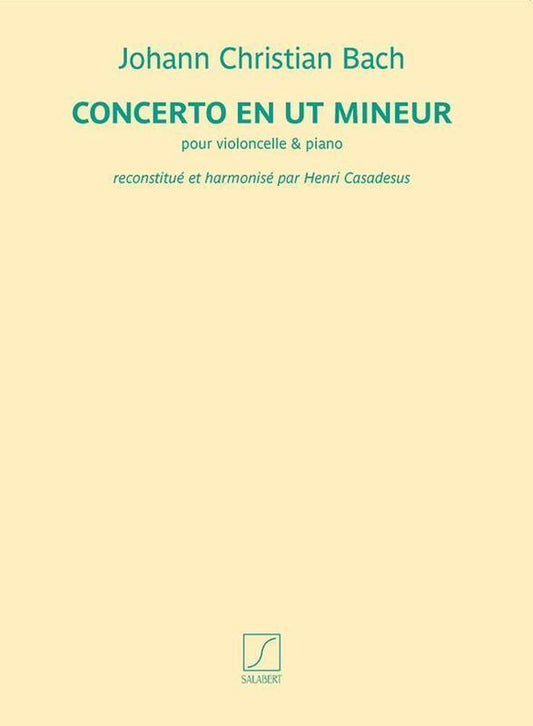 Jc Bach - Concerto C Minor Cello/Piano