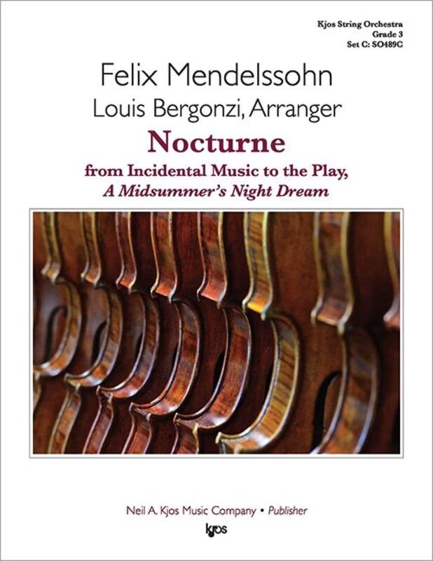 Nocturne From A Midsummers Night Dream So3 Sc/Pts - Neil A. Kjos Music Company
