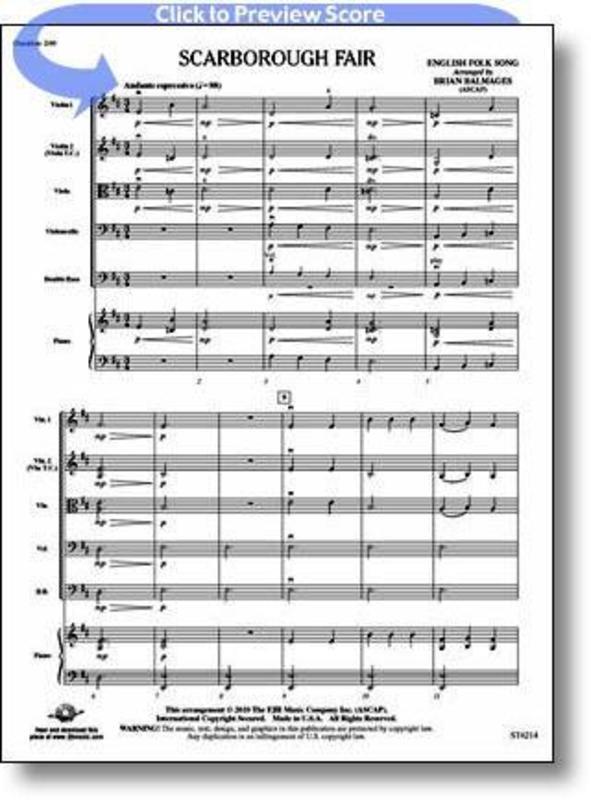 Scarborough Fair So1 Sc/Pts Arr Balmages