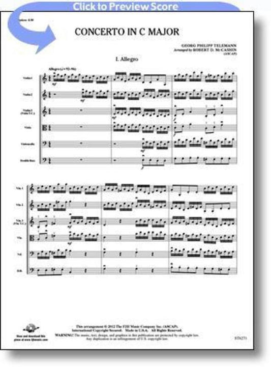 Concerto In C Major So3.5 Sc/Pts
