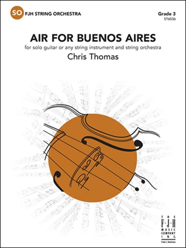 Air For Buenos Aires Solo Guitar/So3 Sc/Pts