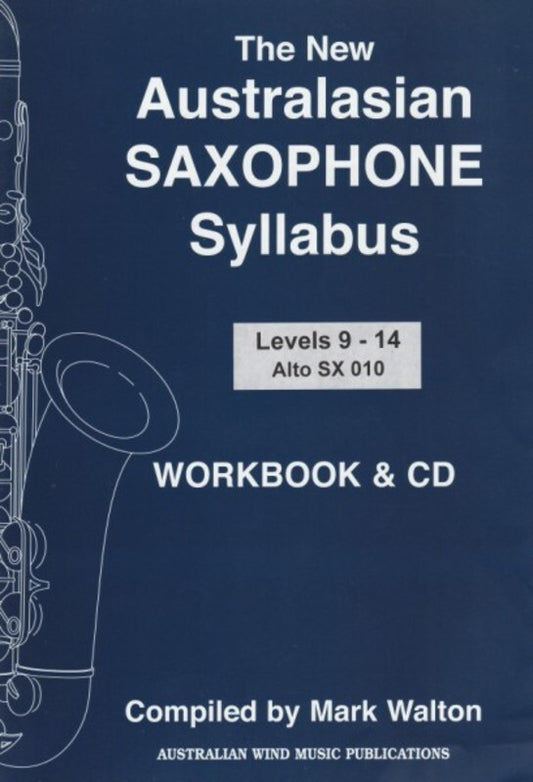 Australasian Alto Sax Syllabus Bk/Cd Lev 9 - 14