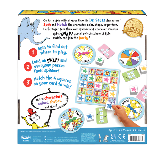 Boardgame: Dr Seuss - Pattern Party Game