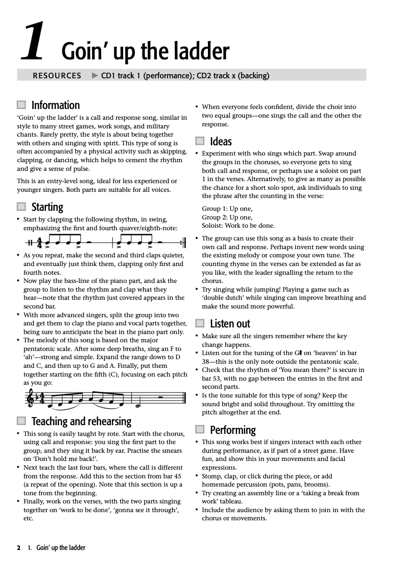 Popular Voiceworks 1 Mixed Voice Book/2Cd