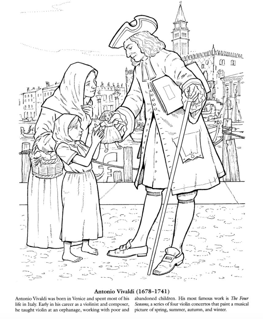 Great Composers Colouring Book