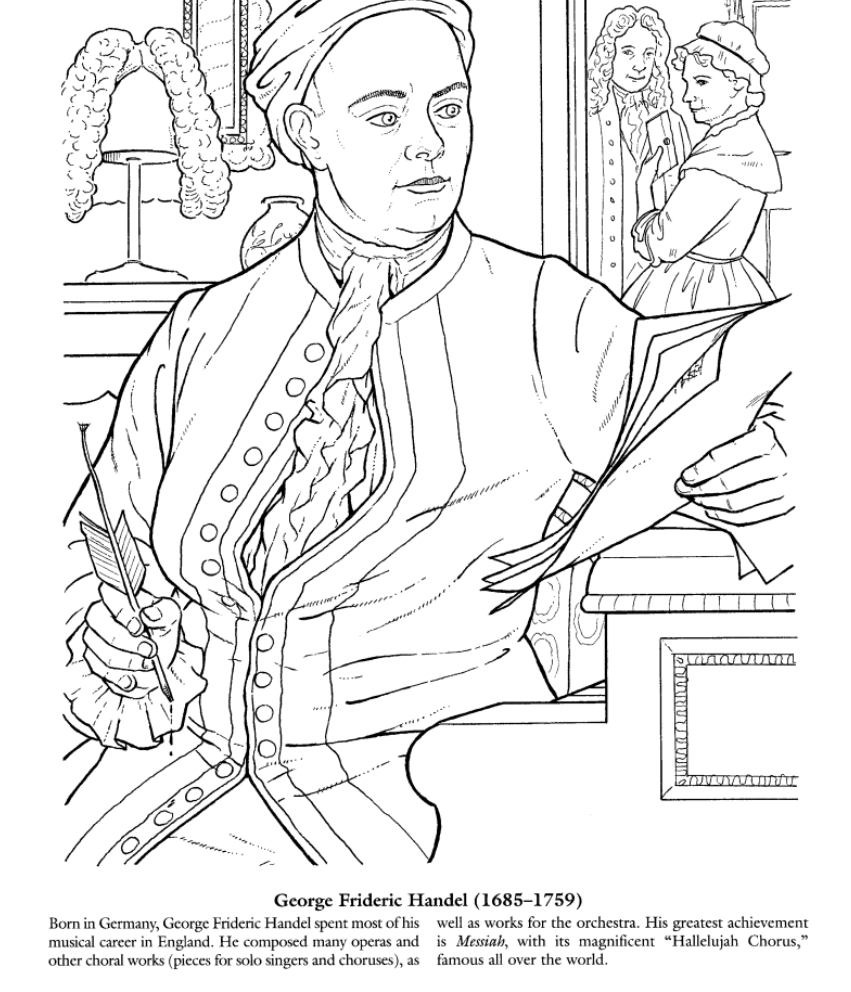 Great Composers Colouring Book