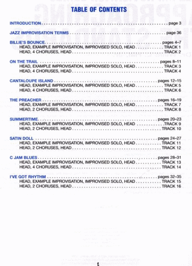 Approaching The Standards - Volume 1 B Flat Instruments Book/Cd