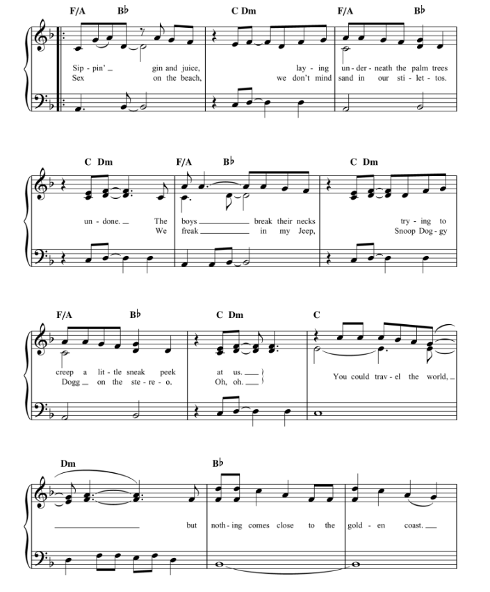 Katy Perry For Easy Piano Songbook