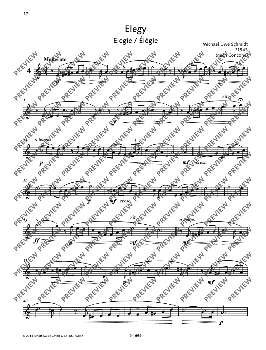 30 Characteristic Studies for Trumpet in Bb Book