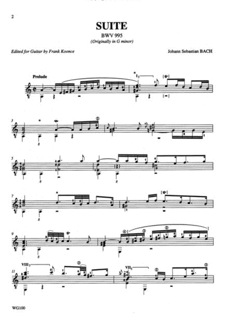 Johann Sebastian Bach - The Solo Lute Works Book (2nd Edition)