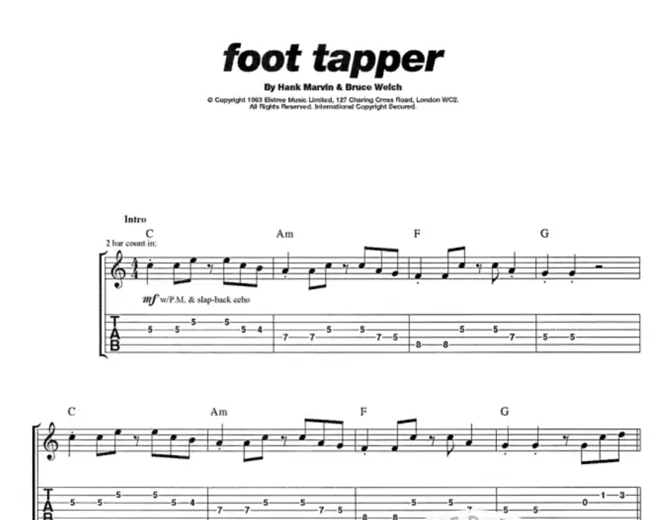 Play Guitar With Hank Marvin Tab Book/Ola