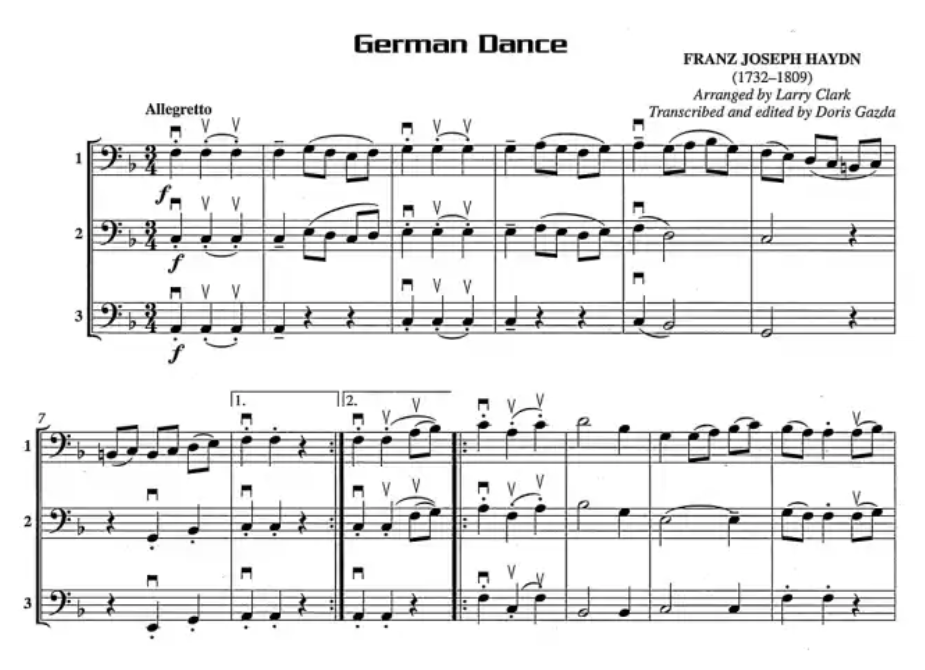Compatible Trios For Strings - Cello Book