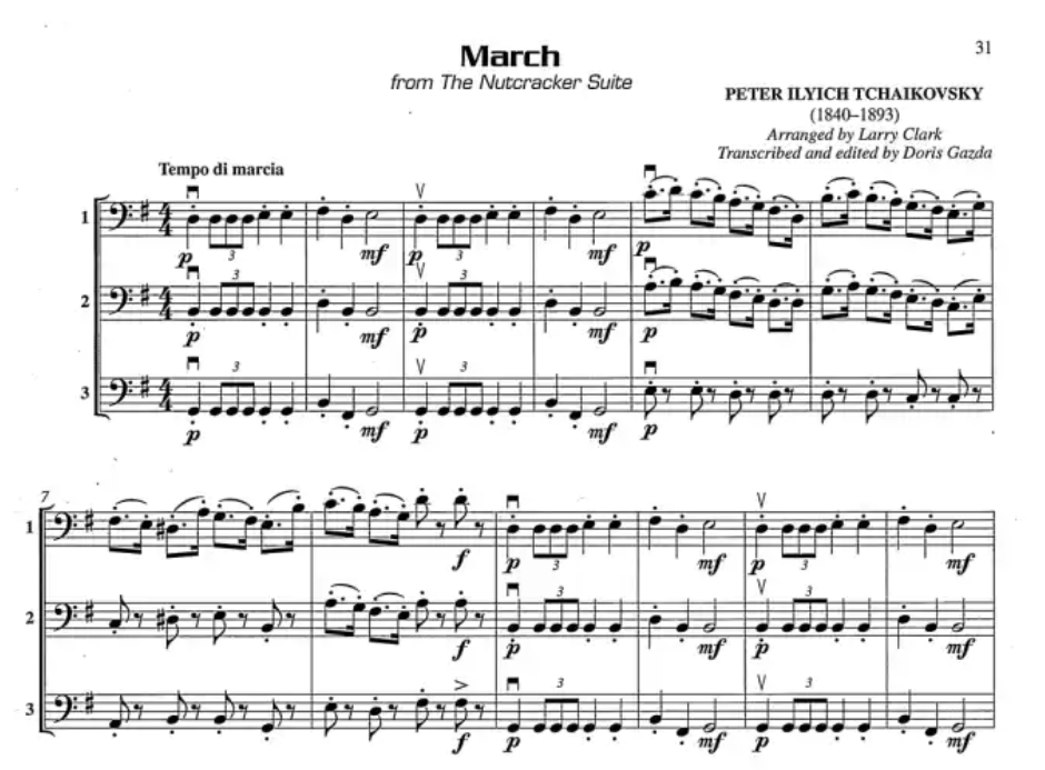 Compatible Trios For Strings - Cello Book