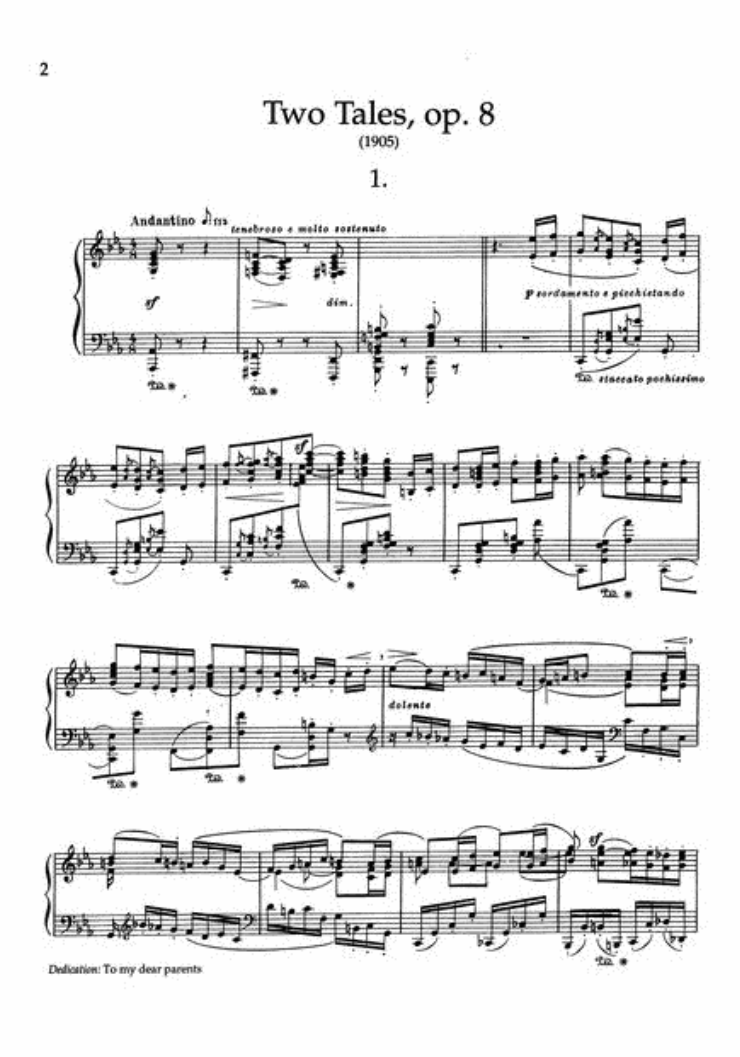 Nikolai Medtner - Complete Fairy Tales For Solo Piano Book