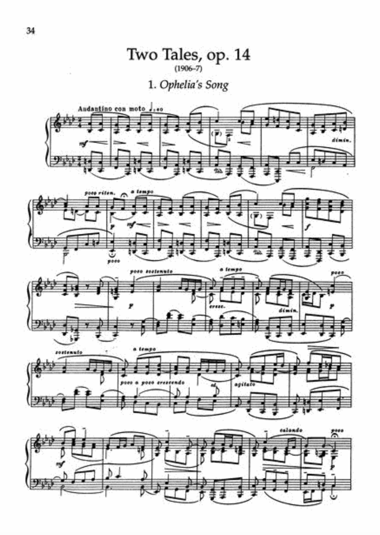 Nikolai Medtner - Complete Fairy Tales For Solo Piano Book