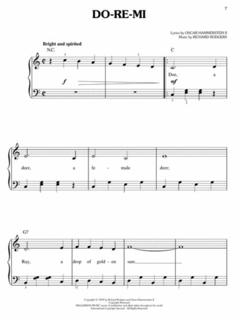 The Sound Of Music Easy Piano Vocal Selections Book