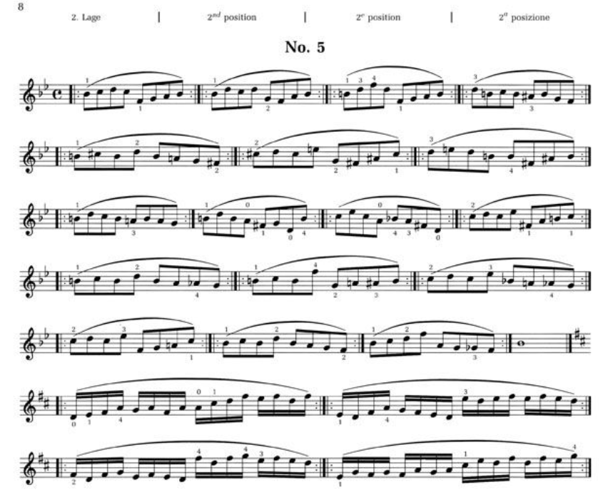 Sevcik Violin Studies - Opus 1 Part 2 Book (New Edition)