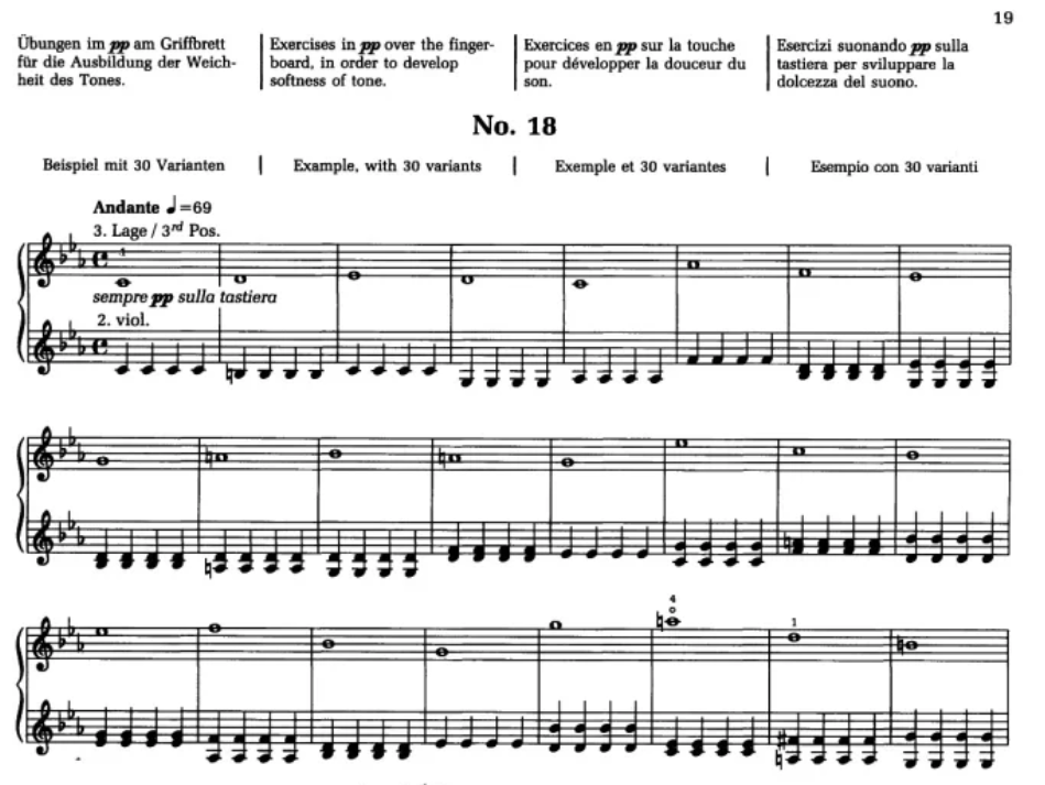 Sevcik Violin Studies Opus 2 Part 2 Book (New Edition)