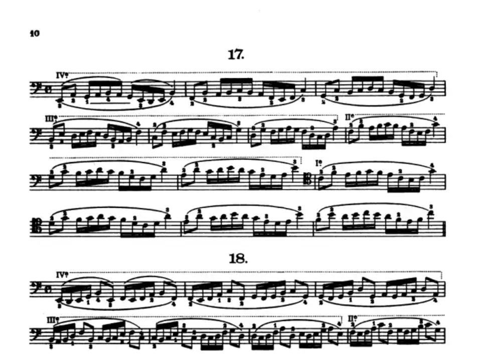 Sevcik Cello Studies - Opus 8 Book