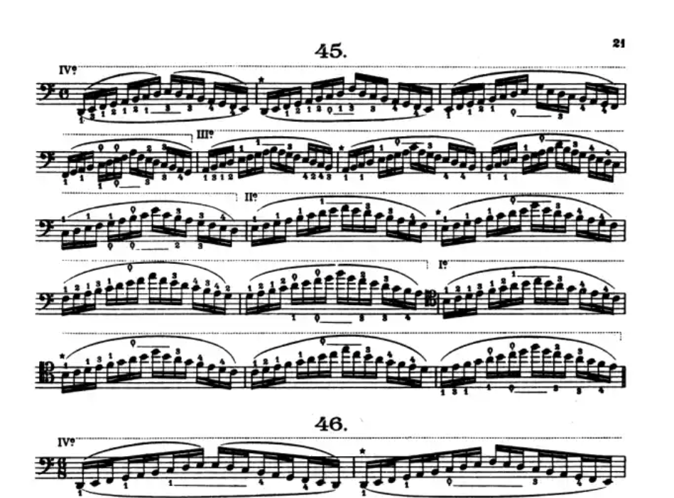 Sevcik Cello Studies - Opus 8 Book