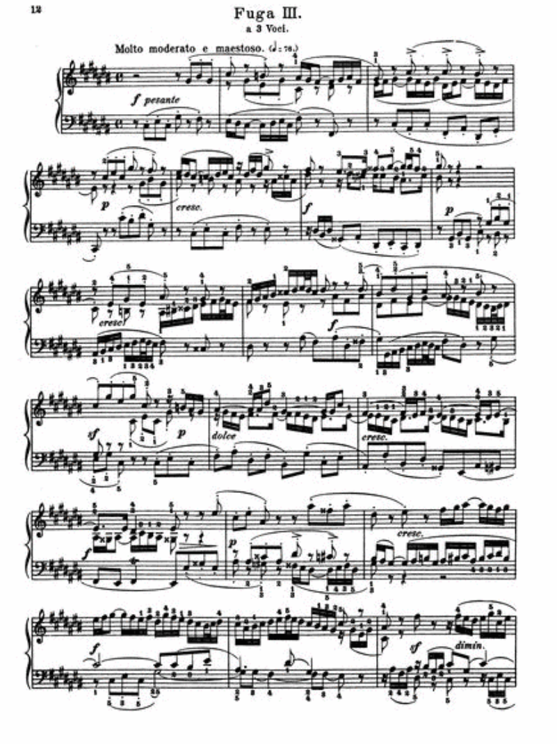 Bach - Well Tempered Clavier - 48 Preludes and Fugues Piano Book 2