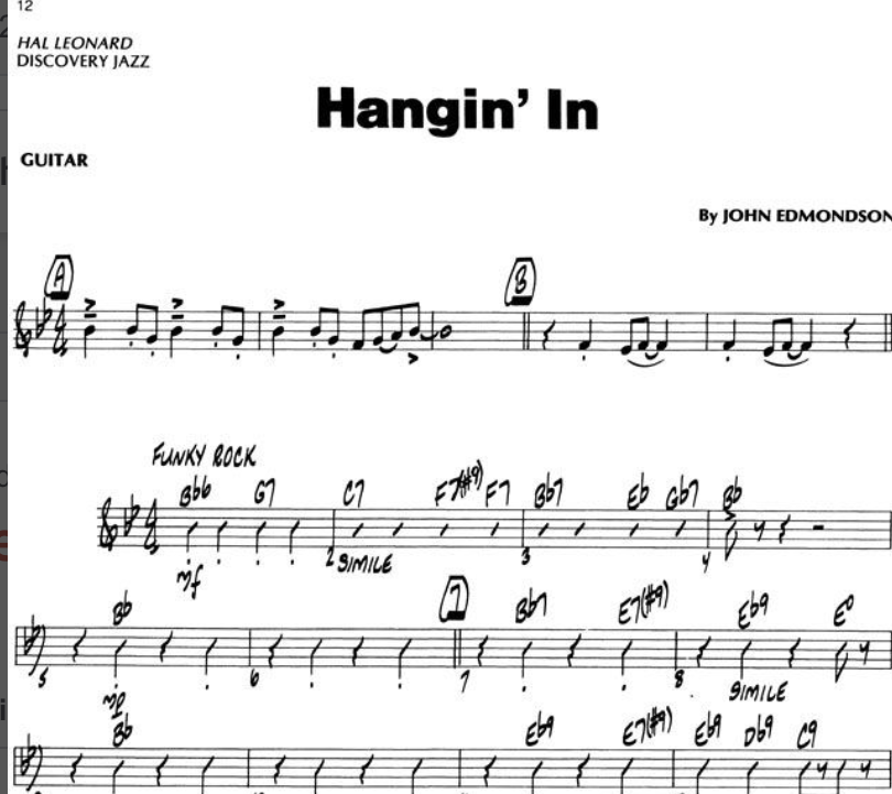 Discovery Jazz Collection - Guitar Book