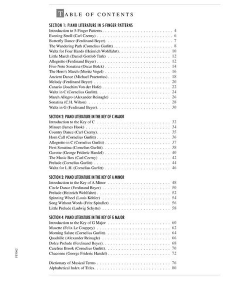 Adult Piano Adventures Literature for the Piano - Book 1 (Book/Ola)