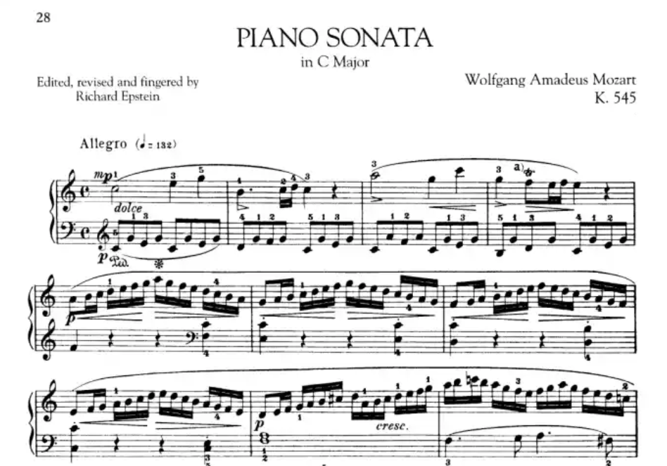 Mozart - Favourite Piano Works Book