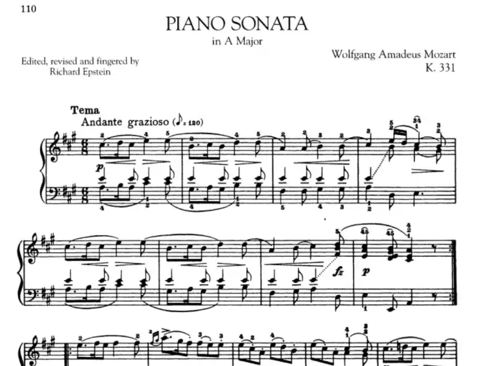 Mozart - Favourite Piano Works Book