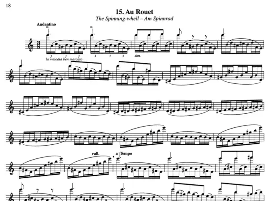 Ernesto Kohler - 25 Etudes Romantiques Op. 66 Flute Book
