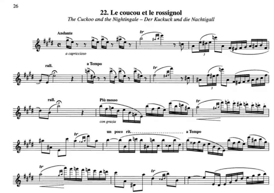 Ernesto Kohler - 25 Etudes Romantiques Op. 66 Flute Book