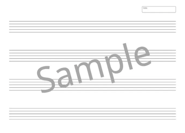 Poco Manuscript Book for Young Children - Green Cover