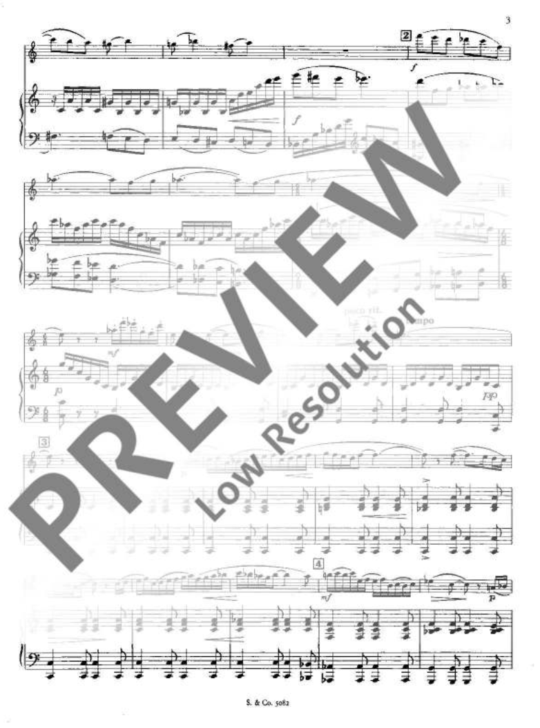 Berkeley - Sonatina Flute Or Treble Recorder with Piano Accompaniment Book