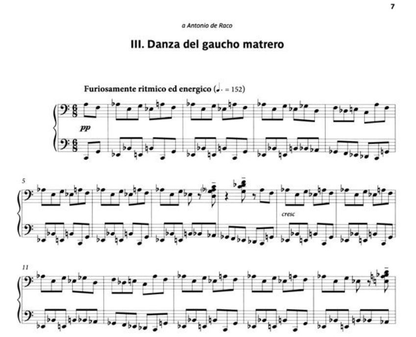 Alberto Ginastera - Danzas Argentinas Op 2 For Piano Book