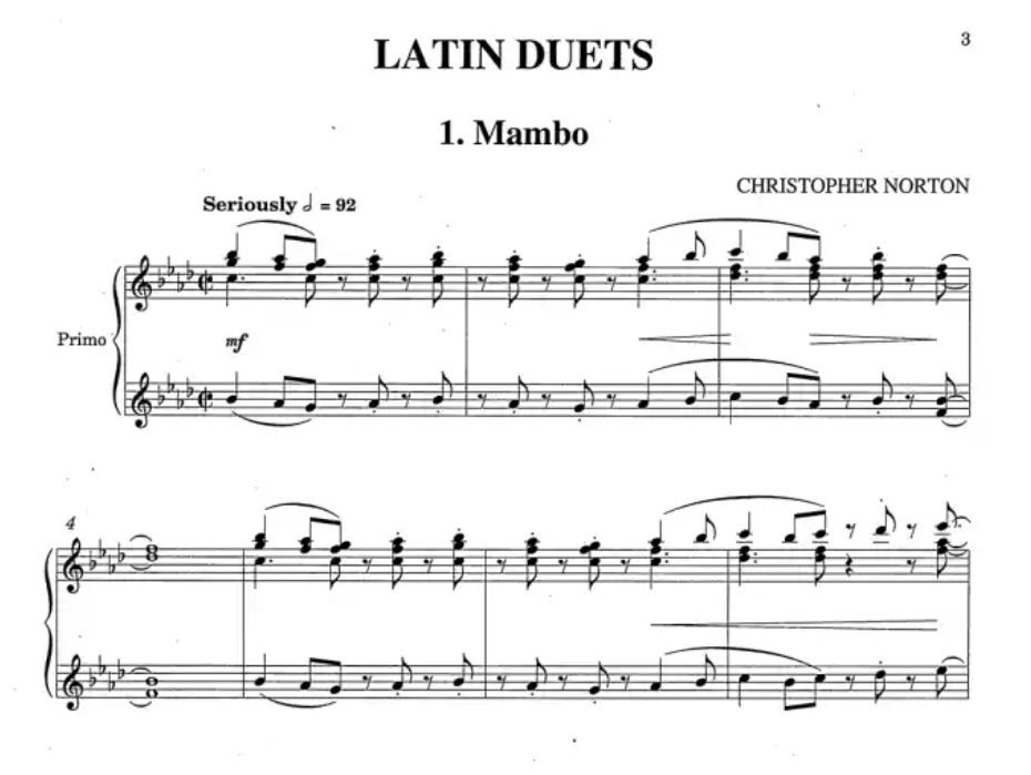 Boosey & Hawkes Latin Duets - 1 Piano, 4 Hands Book