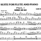 Claude Bolling - Suite For Flute And Jazz Piano Trio - Flute Part Book