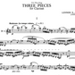 Lennox Berkeley - 3 Pieces For Clarinet Solo Book