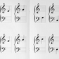 Wilbecks Easy Notes For Piano Beginners Level 1 Book with Flash Cards
