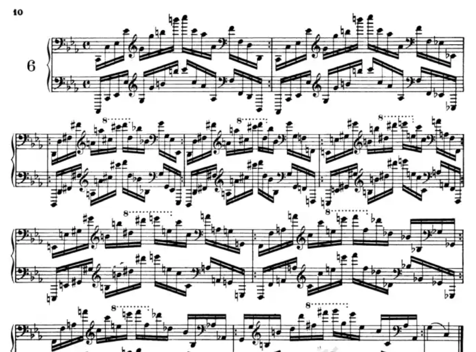 Johannes Brahms - 51 Exercises For Piano Book