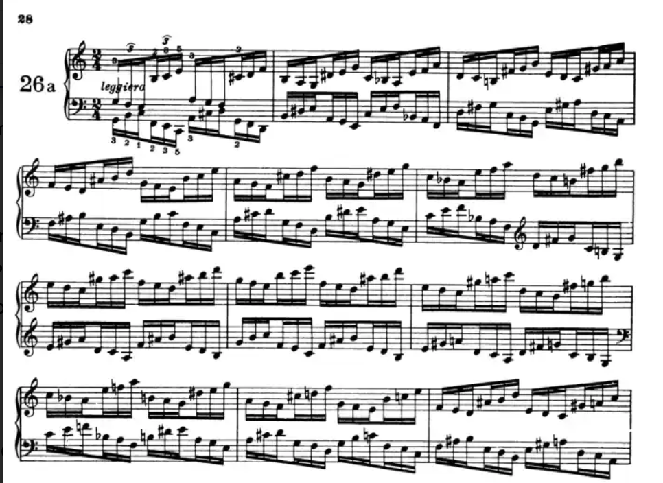Johannes Brahms - 51 Exercises For Piano Book