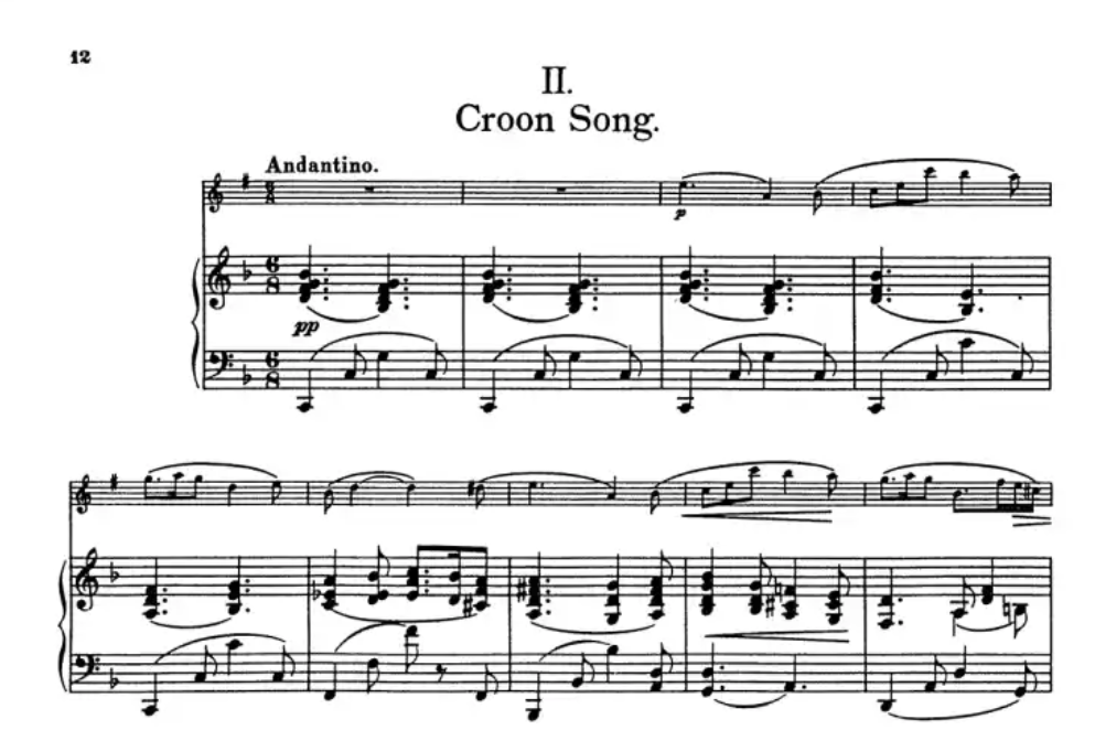 William Hursltone - 4 Characteristic Pieces For Clarinet with Piano Accompaniment Book