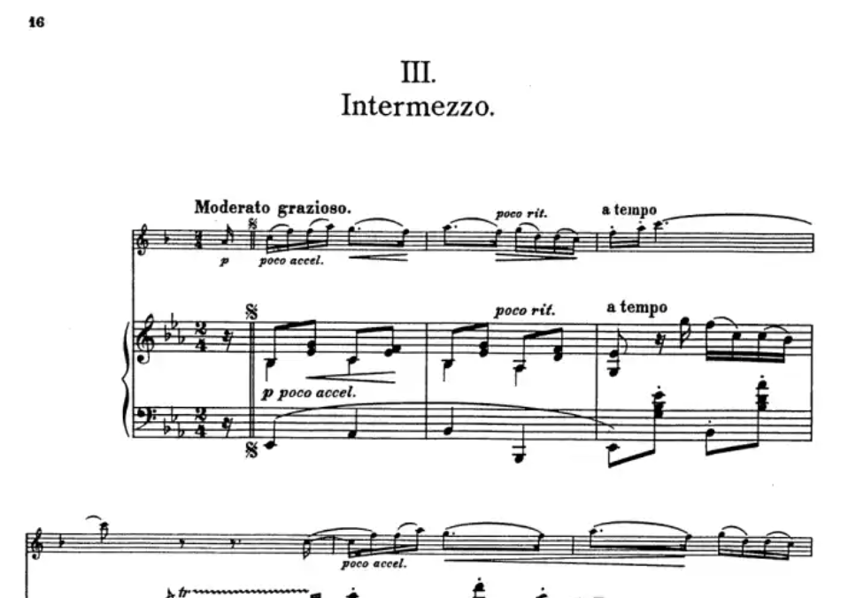 William Hursltone - 4 Characteristic Pieces For Clarinet with Piano Accompaniment Book
