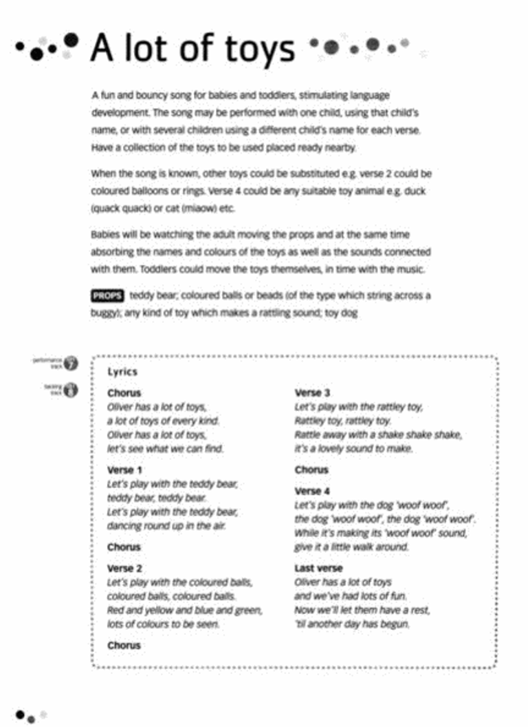 Everyday Songbook Book/Audio (29 Children's Songs)