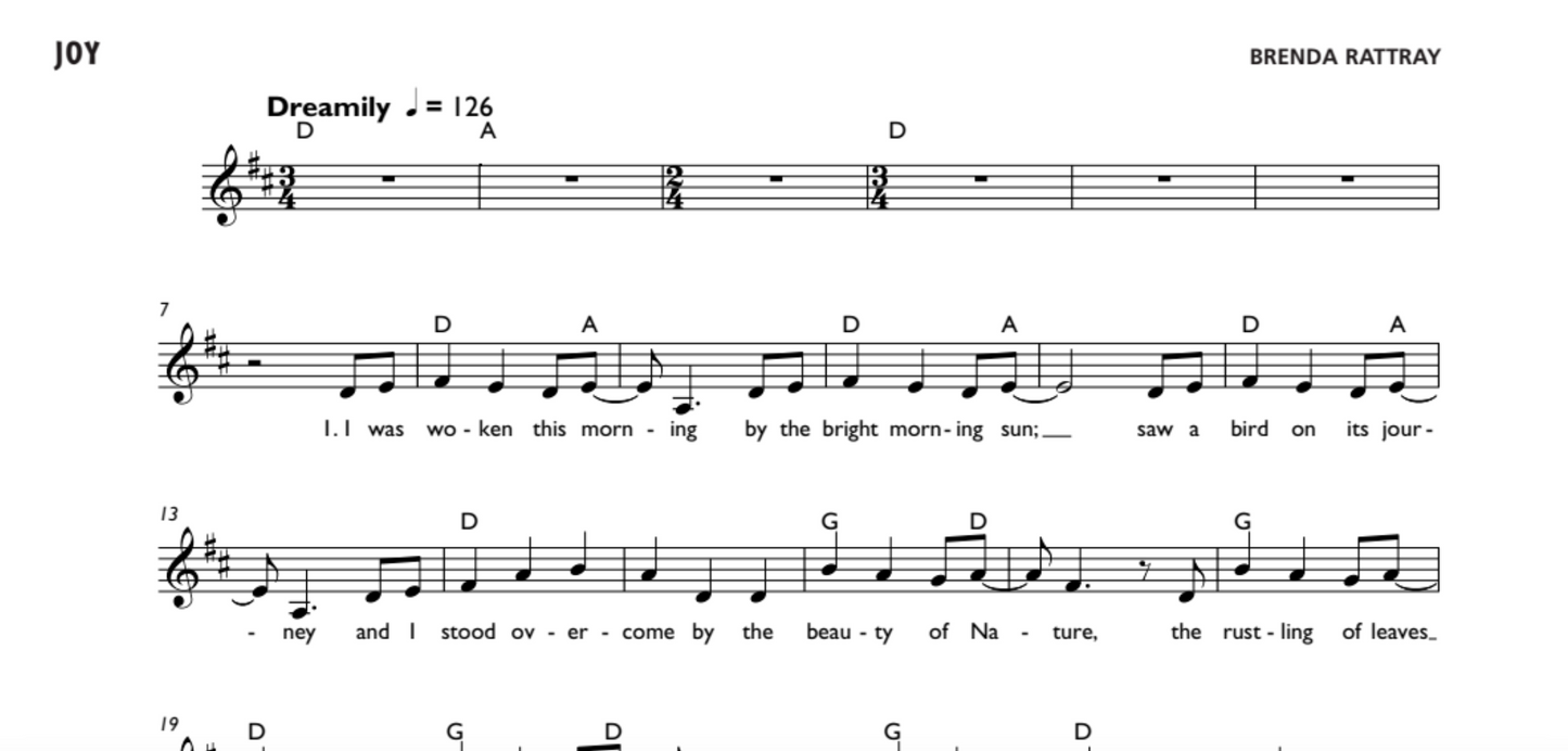 The Joy of Singing Book/Audio (20 Songs for Choir)