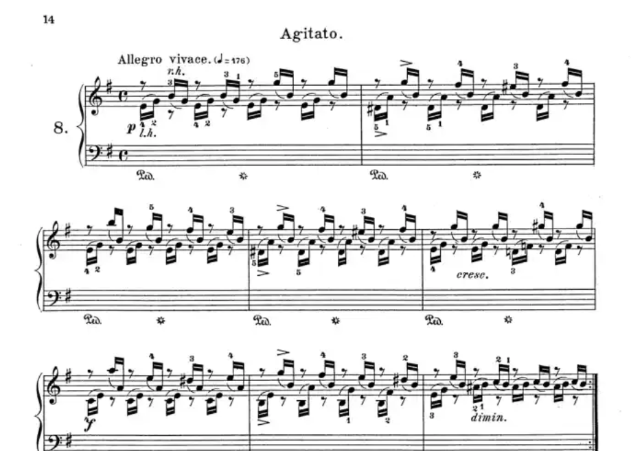 Burgmuller - 18 Characteristic Studies Op 109 Piano Book